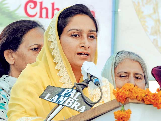 CM PUNJAB’S STAND ON SYL PROJECT HAS PROVEN THE PRO-PEOPLE FACE OF SAD-BJP GOVERNMENT- HARSIMRAT