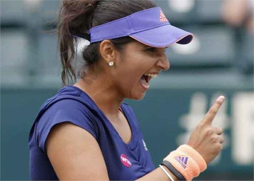 Happy to win four tournaments in a row: Sania Mirza