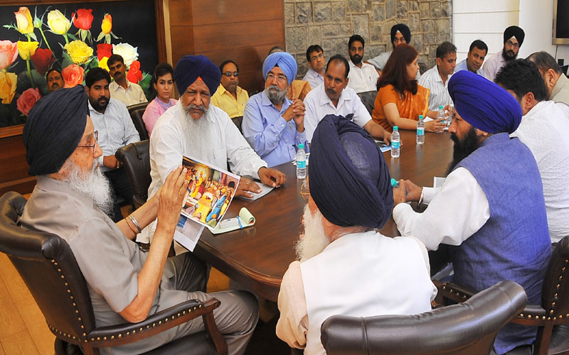 CM APPROVES ARCHITECTURAL DESIGN OF THE STATUE OF BABA JIWAN SINGH