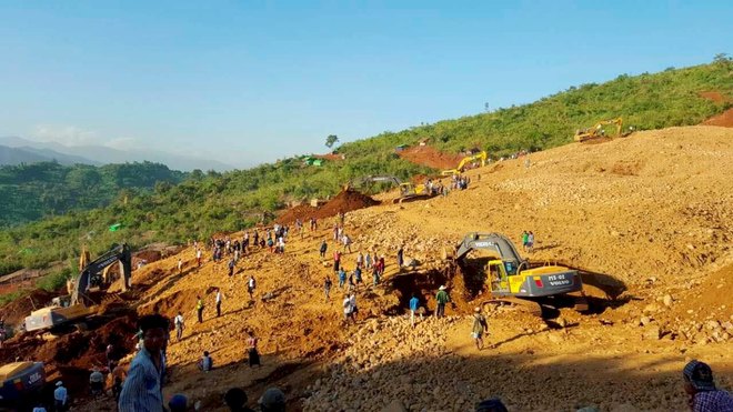 100 die in Myanmar mine disaster