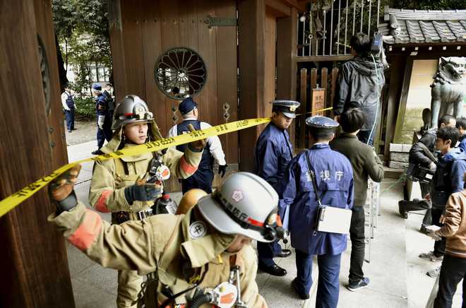Blast at Japan’s Yasukuni shrine for war dead; no injuries