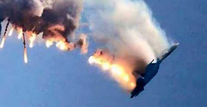 Turkey downs Russian warplane near Syria border
