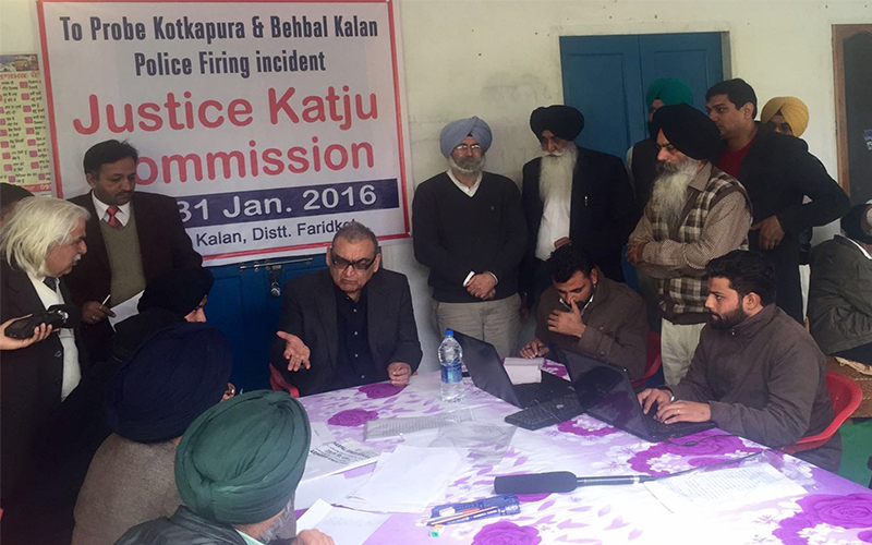 41 persons record evidence with Justice Katju in Behbal Kalan case
