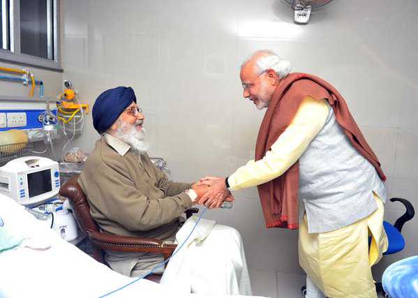 PM Modi visits Punjab CM Badal