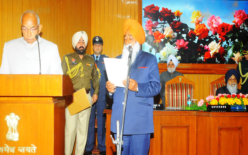 PUNJAB GOVERNOR ADMINISTERS OATH TO TWO STATE INFORMATION COMMISSIONERS