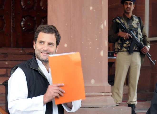 ‘Scared’ govt won’t let me speak in House: Rahul