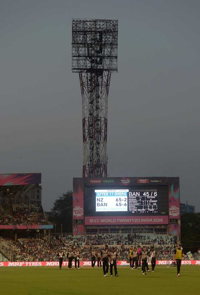 Blackout haunts Eden again; delays NZ-Bangla match by 15 mins