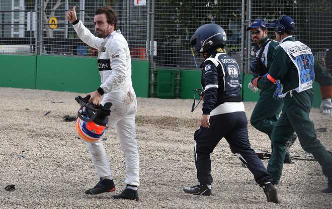 Fernando Alonso ‘lucky’ to be alive after huge crash