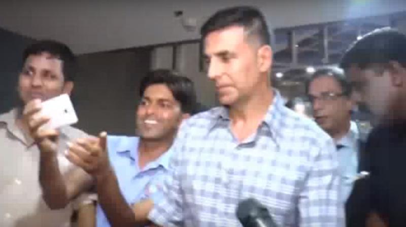 Akshay Kumar’s bodyguard punches a fan trying to take a selfie