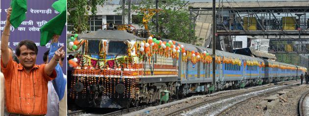India’s Fastest Train Gatiman Express Flagged Off, Amid Fanfare