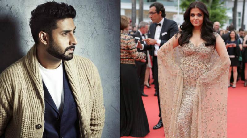 Abhishek Bachchan can’t stop admiring Aishwarya Rai’s Cannes look