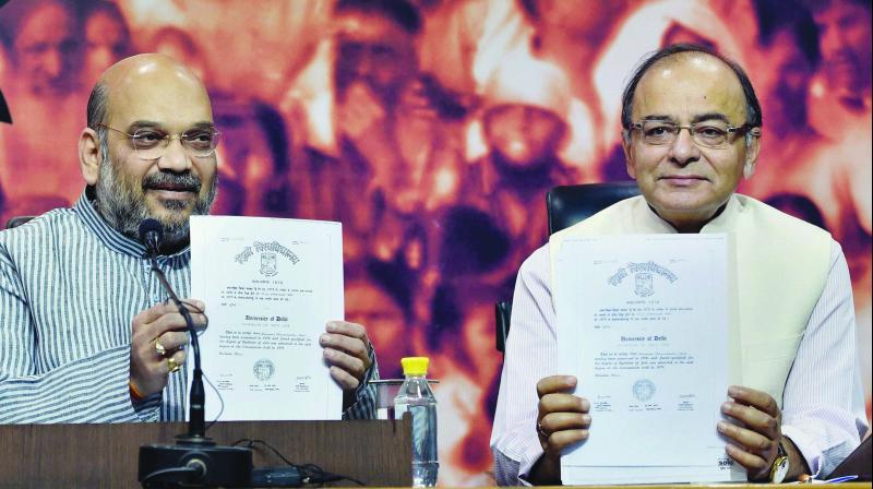 BJP releases Modi’s degrees; AAP alleges documents are ‘forged’