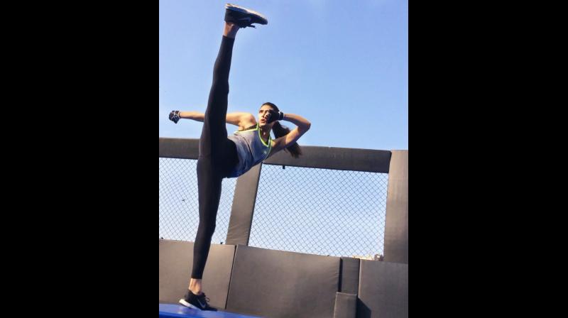Athiya Shetty sweats it out as she trains in mixed martial arts