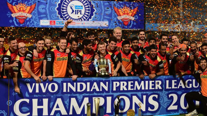 IPL 9 Final: David Warner, Ben Cutting help SRH win maiden IPL title