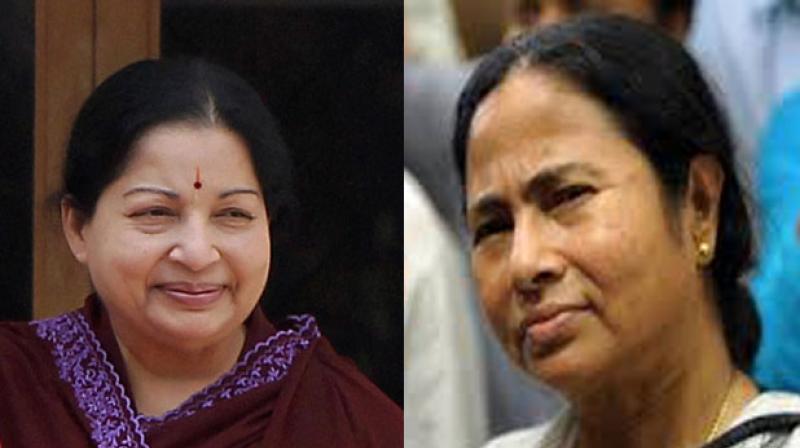 Narendra Modi congratulates Jaya, Mamata on poll victories