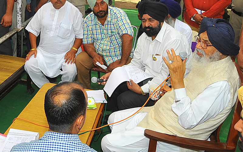 BADAL ASKS PEOPLE FOR INTROSPECTION TO DISTINGUISH BETWEEN FRIEND AND ENEMY