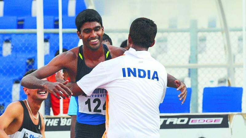 Renjith Maheswary leaps into the Olympics