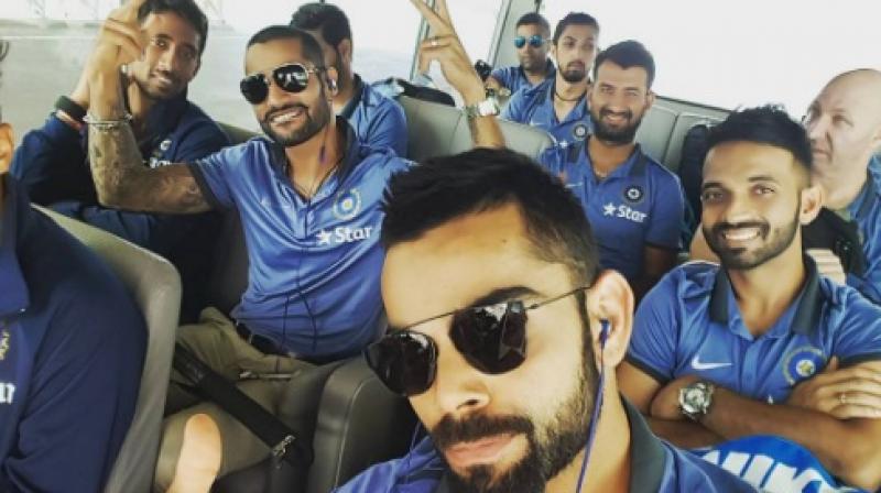 Team India reaches West Indies for Test series
