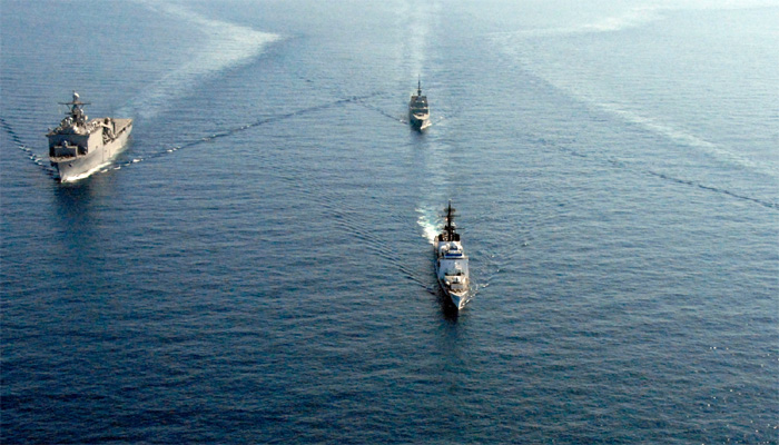 United States Navy begins patrol in South China Sea