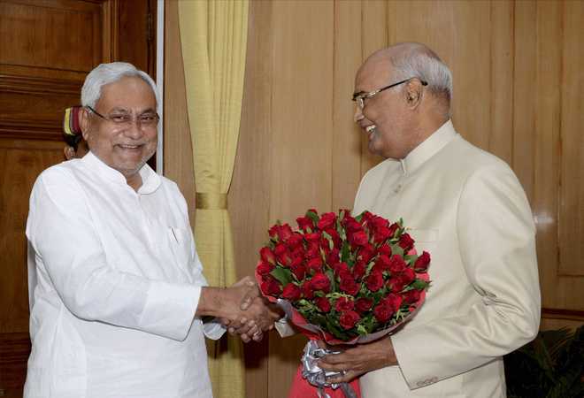 Nitish-led JD(U) to back BJP’s presidential nominee Ram Nath Kovind