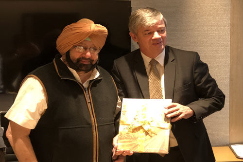 CZECH ENVOY MEETS CAPT AMARINDER TO DISCUSS INVESTMENT OPPORTUNITIES IN PUNJAB