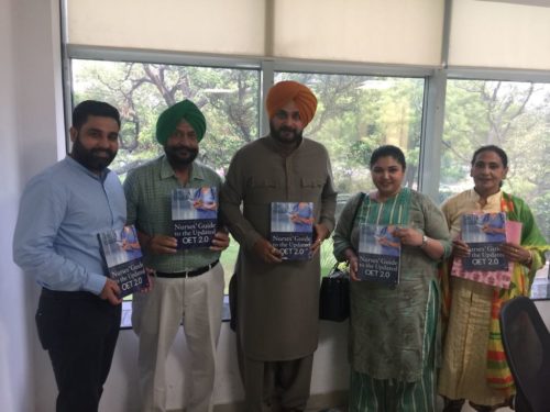 SIDHU RELEASES GURLEEN KHAIRA’S NEW BOOK FOR OCCUPATIONAL ENGLISH TEST
