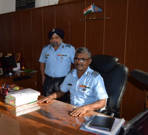 GP CAPT RK RAMAMOORTHY TAKES OVER THE COMMAND OF AIR FORCE STATION HIGHGROUNDS