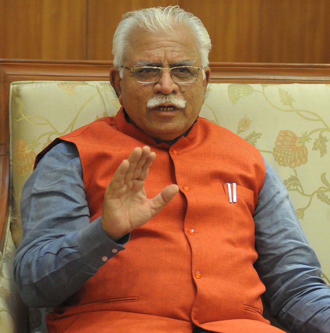 SYL an issue between Centre & Punjab: Chief Minister Manohar Lal Khattar