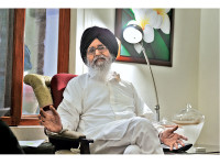 Badal prefers to be mum over Majithia quitting as YAD chief