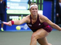 Local favourite Anastasia Pavlyuchenkova on song in Moscow