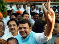 BJP MLAs elected Devendra Fadnavis to be new Maharashtra Cm