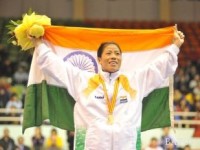 Superwoman Mary Kom wins historic Asian games gold