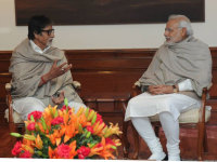 Amitabh Bachchan Meets Prime Minister Narendra Modi