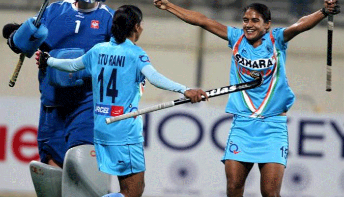 India blank Thailand 6-0 to top group