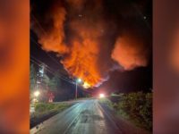 Massive fire rages for hours at moulding plant in Nova Scotia