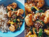 Recipe: Craving seafood? Whip up this easy AF Shrimp and Zucchini Stir Fry