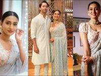 Loved Erica Fernandes’ chiffon saree in pic with Shaheer Sheikh? Here’s its cost