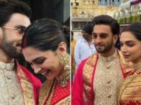 Ranveer Singh spares himself some beating from Deepika Padukone after correctly guessing temple visited on anniversary