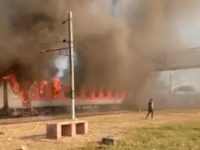 Udhampur Durg Express 20484 catches fire in Madhya Pradesh’s Morena; 2 AC coaches gutted