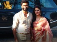 Katrina Kaif, Vicky Kaushal make first public appearance as married couple