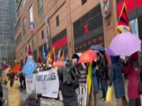 Tibetans, Mongolians, Hong Kongers Uyghurs protest in New York City against Beijing Winter Olympics