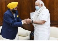 Punjab CM Bhagwant Mann meets PM Modi in Delhi