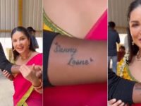 Watch video: ‘Sunny Leone’ said THIS to the man who tattooed her name