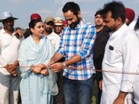 Sports Minister Meet Hayer inaugurates Rana Green Field Cricket Sports Stadium at Village Cholta Kalan