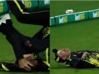 AUS vs ENG: David Warner Suffers Head Injury During Fielding In 2nd T20I Against England; Watch Video