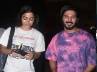 Dulquer Salmaan, Samantha, Rashmika look comfy yet stylish in casuals as they get papped in Mumbai; PICS