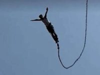 Thailand Tourist Narrowly Escapes Death After Cord Snaps During 10-storey Bungee Jump Fall | On Cam