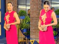 Hot! Malaika Arora Stuns All With Her Red Gown; Netizens Say ‘Arjun Bhai Is Lucky’