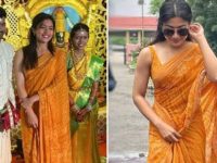 Watch: Rashmika Mandanna attends her assistant’s wedding, couple falls at her feet