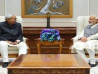 Nitish Kumar meets PM Modi in Delhi after his return to BJP-led NDA